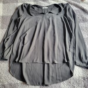 Pleione Sheer Hi-Low Blouse – Women’s XL
